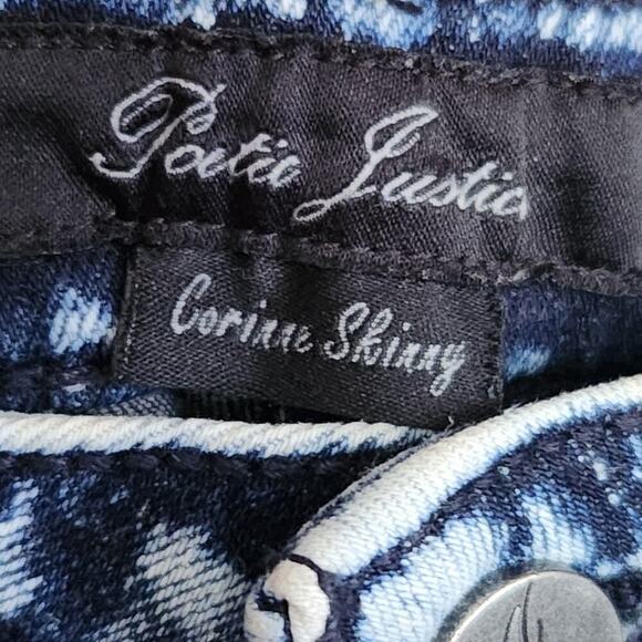 Poetic Justice Corinne Skinny Acid Wash HighRise Distressed Ankle Jeans Sz 31x29 - Picture 7 of 9